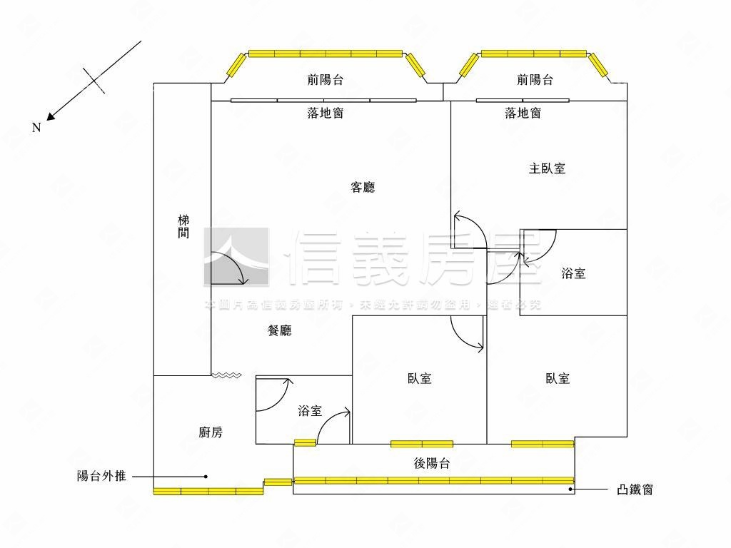 內湖捷運．高樓美景三房房屋室內格局與周邊環境