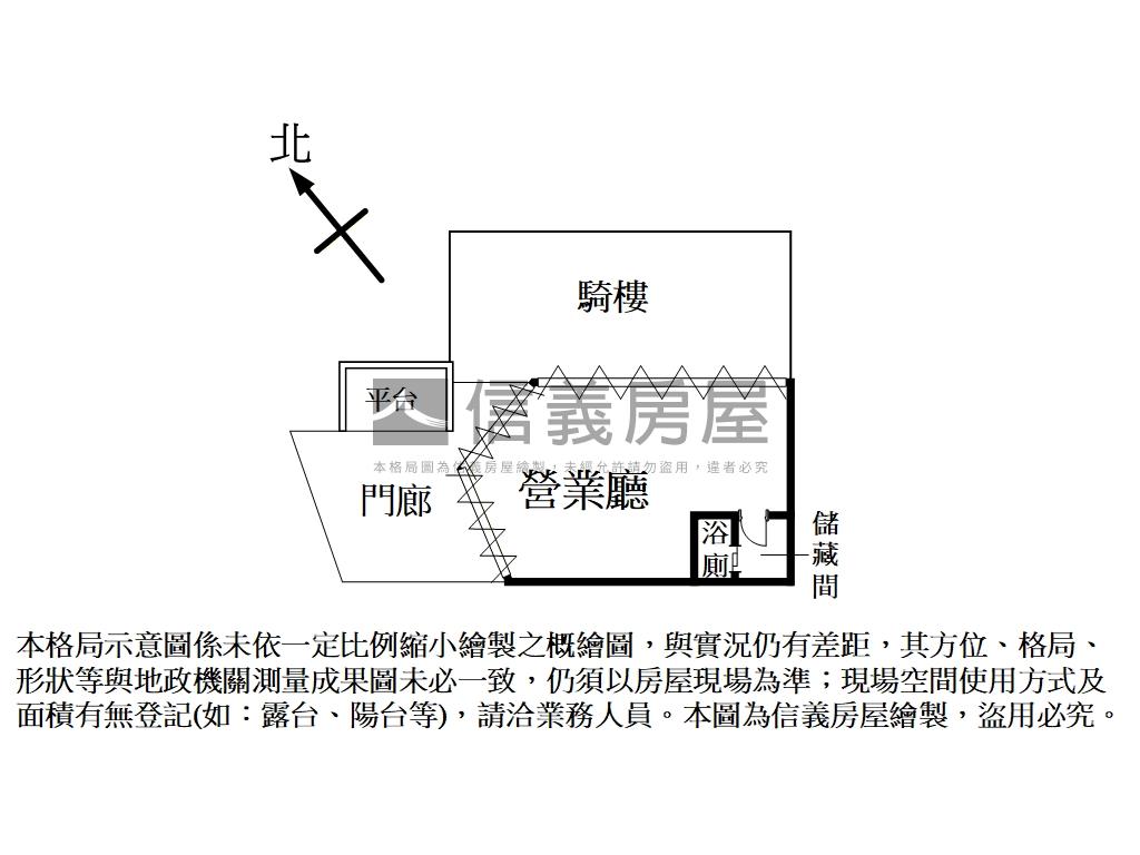 正馬路大角窗店霸房屋室內格局與周邊環境