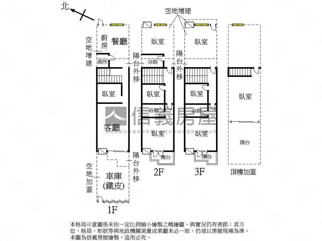 仁雄商圈靜巷透天房屋室內格局與周邊環境