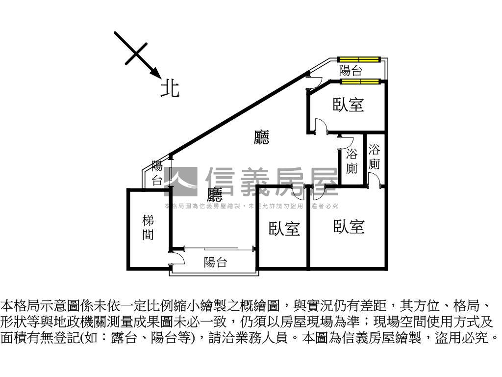 權狀４６坪！好大公寓４樓房屋室內格局與周邊環境