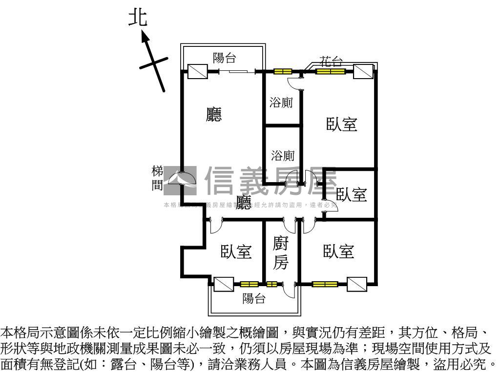 近雙捷運高樓四房車位房屋室內格局與周邊環境