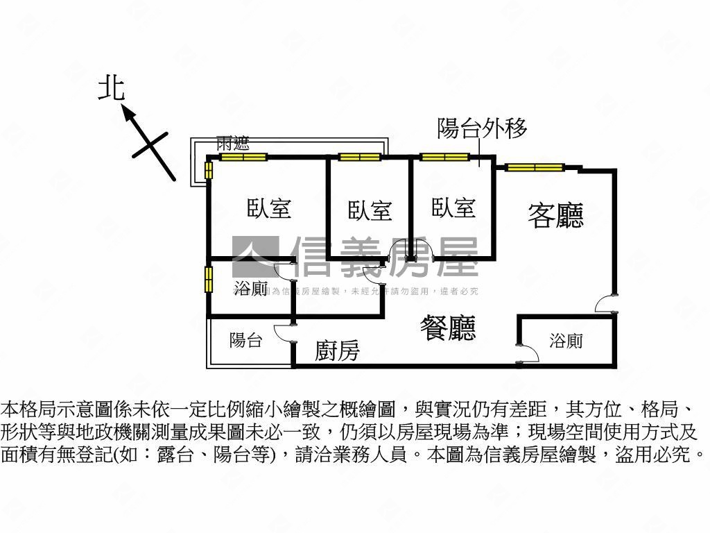 市政交響曲面北一路首選！房屋室內格局與周邊環境