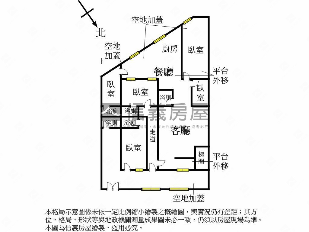 新店近捷運大空間一樓房屋室內格局與周邊環境