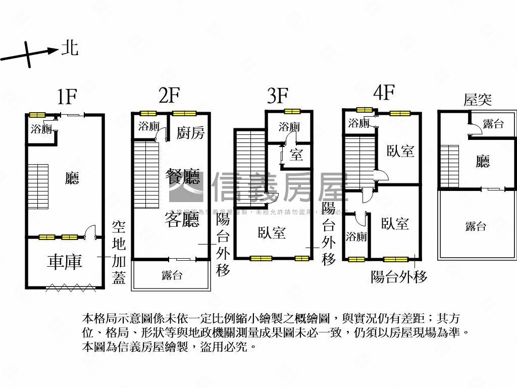 （專）沙鹿臨路透天房屋室內格局與周邊環境