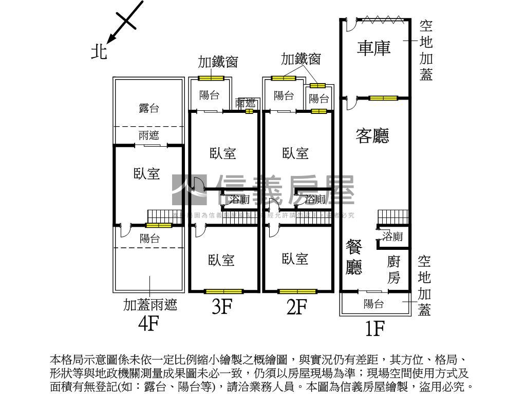 正土庫透天國雅典美車墅房屋室內格局與周邊環境