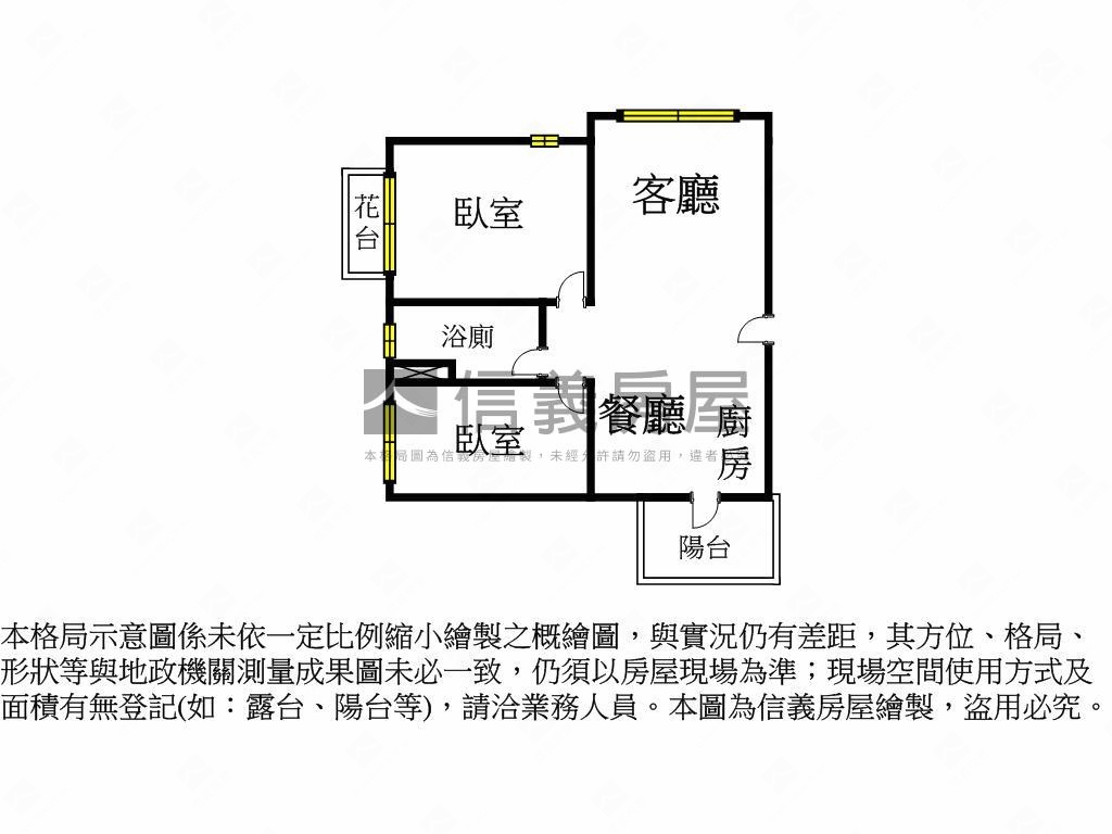 小資。品微楓兩房附車位房屋室內格局與周邊環境
