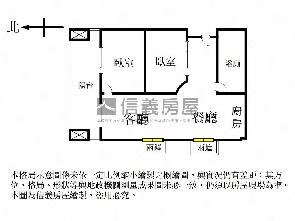 『昇陽九樂』美不勝收兩房房屋室內格局與周邊環境
