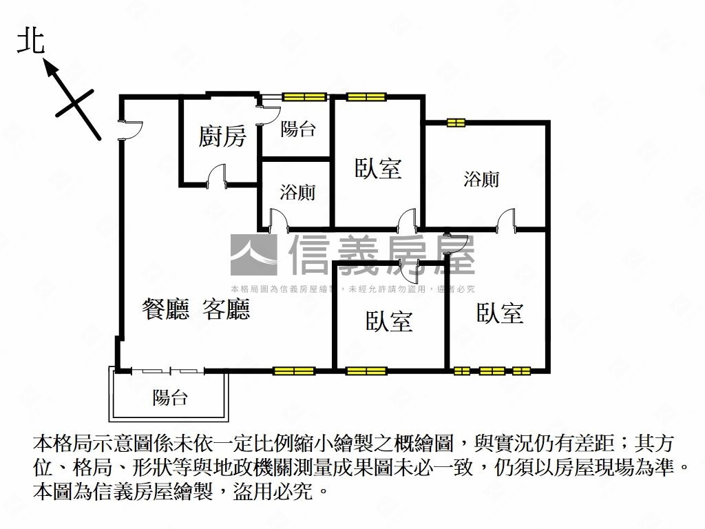 昌傑日日視野採光戶房屋室內格局與周邊環境