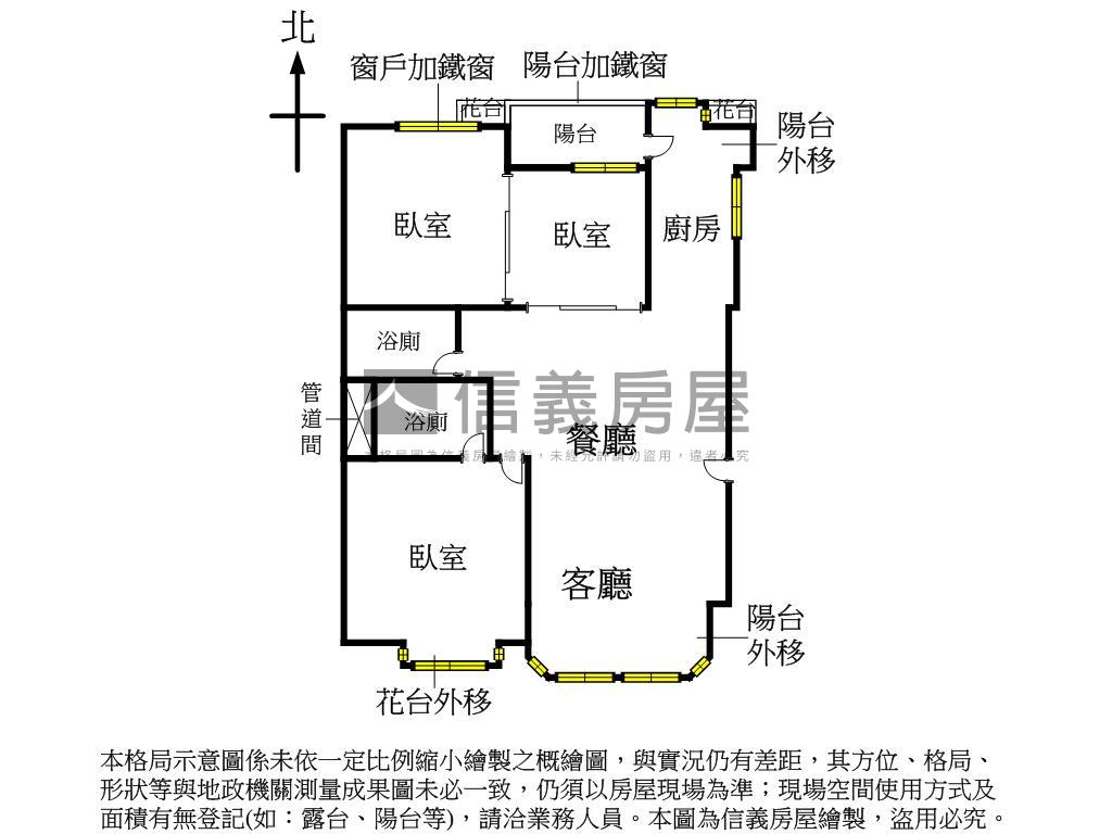 【五期】蔡田開門２＋１房房屋室內格局與周邊環境