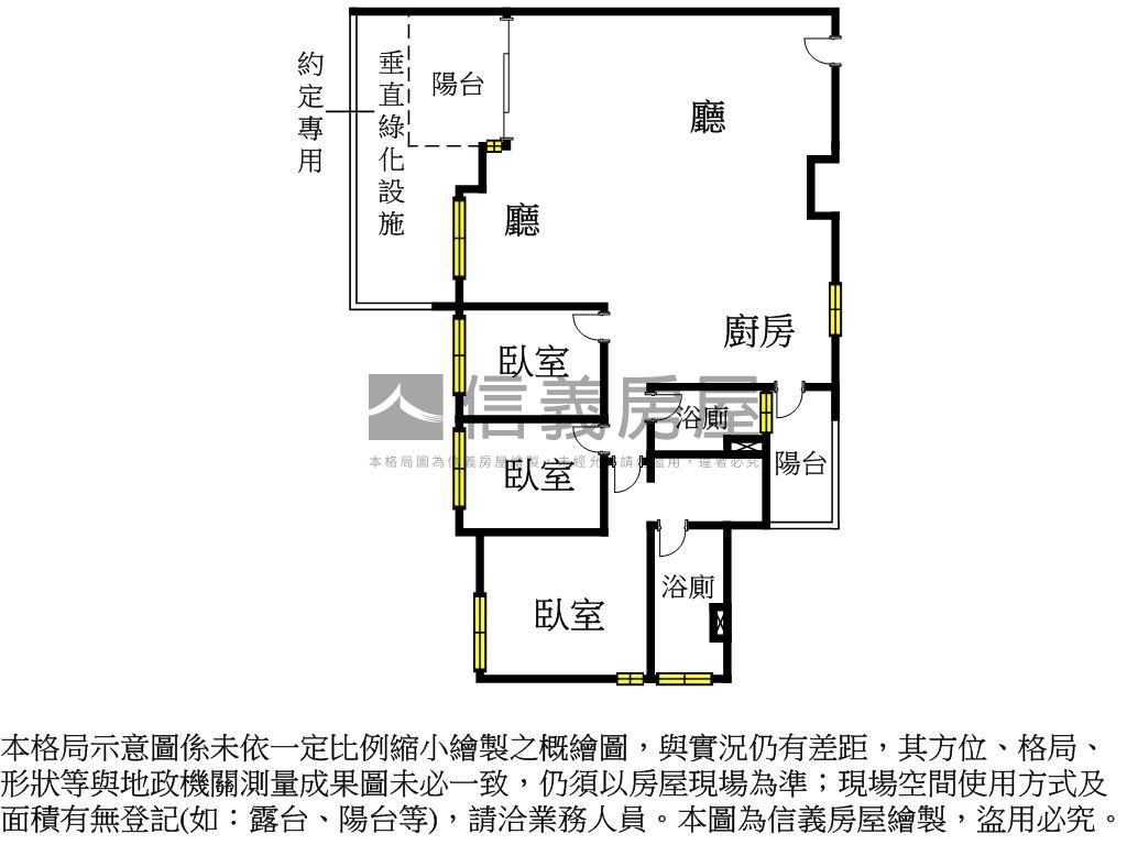 元鈞坐忘山～前棟１０Ｂ房屋室內格局與周邊環境