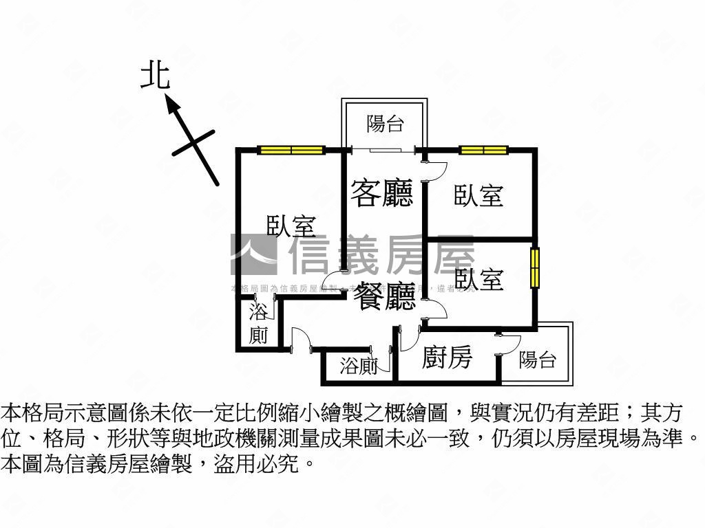 ⭐俗微笑雲品三房附平車房屋室內格局與周邊環境