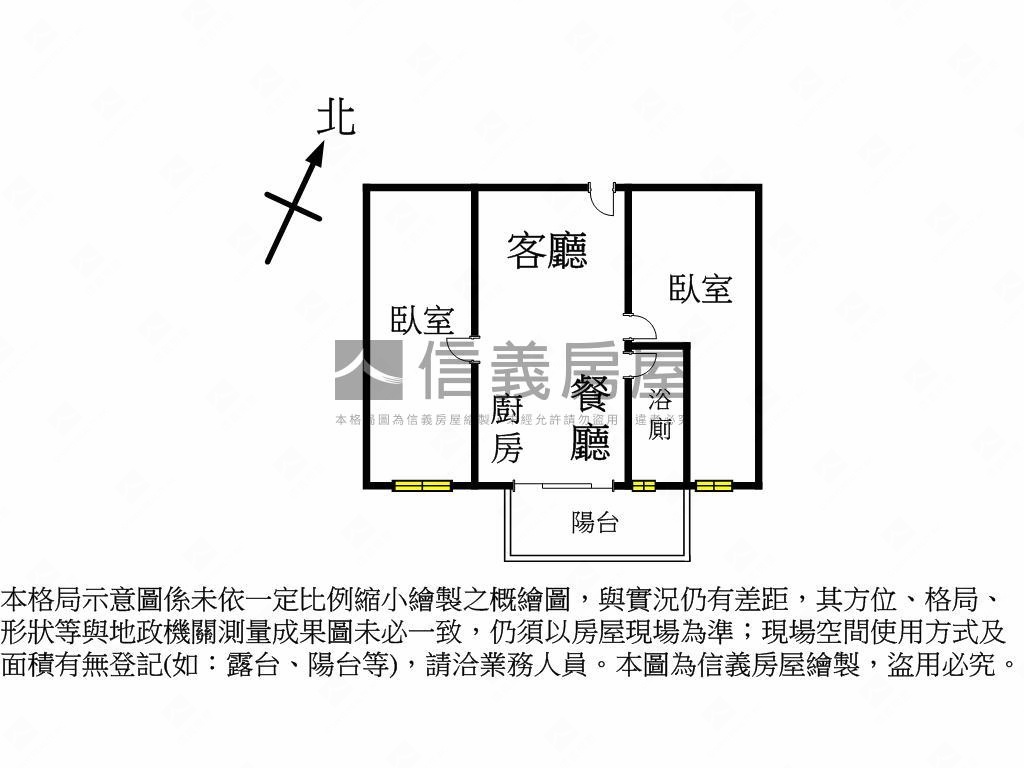 北屯大兩房視野戶房屋室內格局與周邊環境