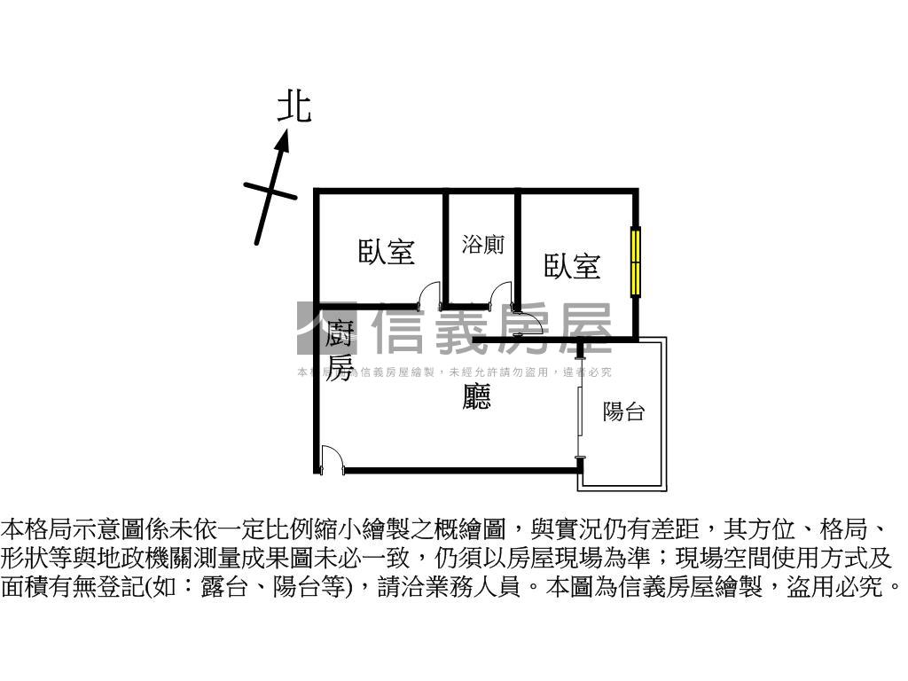 三多捷運摩天大兩房房屋室內格局與周邊環境