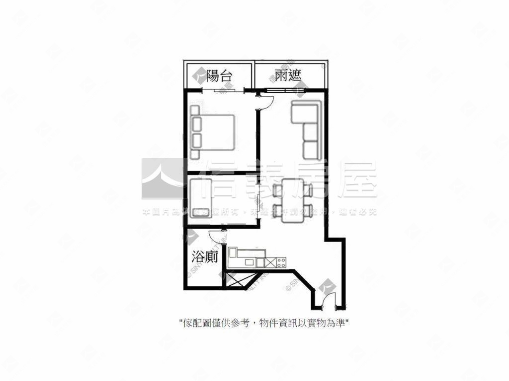 鋼骨●安家藏玉●７樓Ｅ戶房屋室內格局與周邊環境