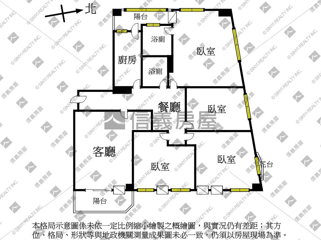 三多商圈。稀有４房成家宅房屋室內格局與周邊環境