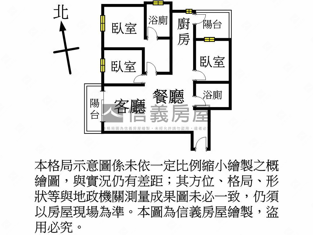 豐盛之城明亮３房有車位房屋室內格局與周邊環境