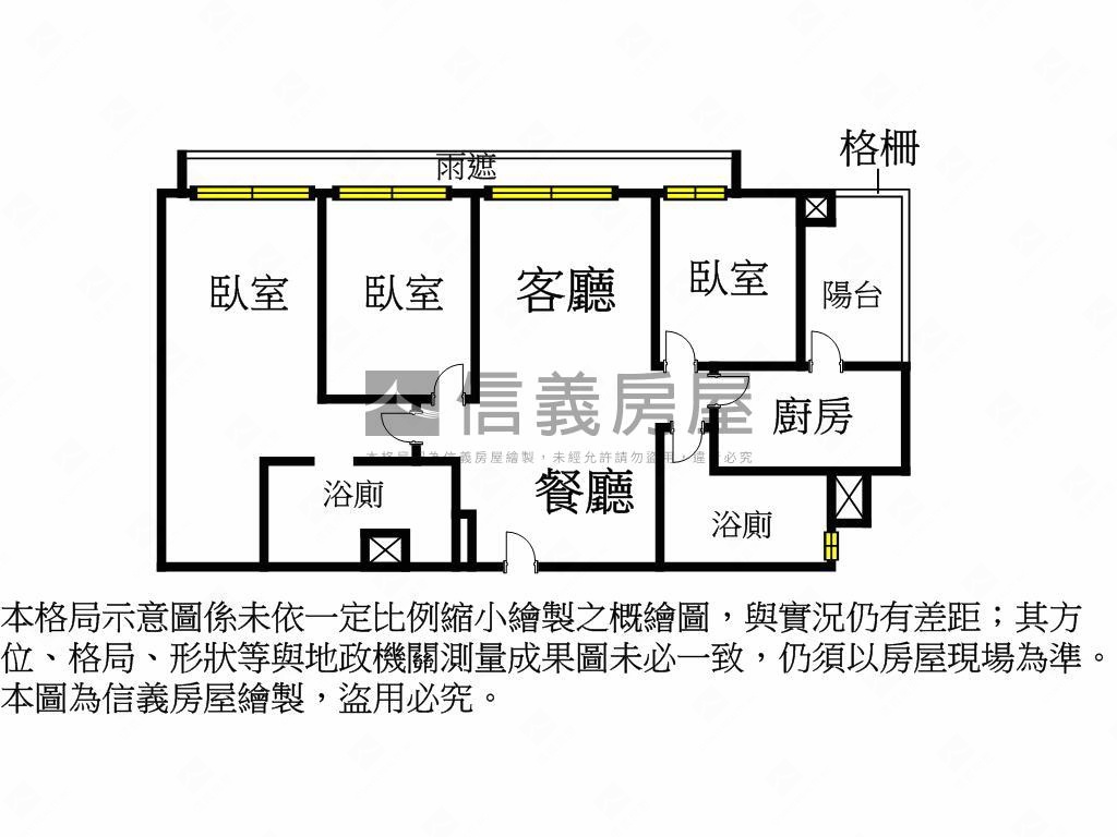 信義嘉品公園樹海景觀豪邸房屋室內格局與周邊環境