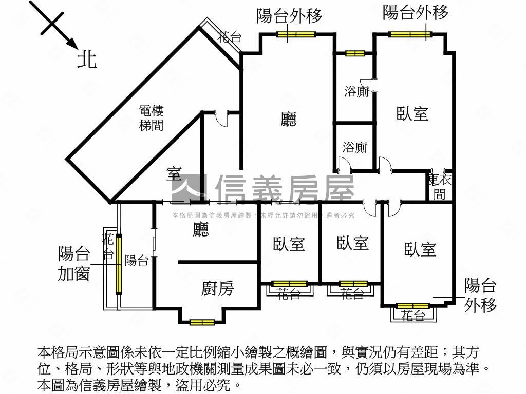 江南宴近捷運四房高樓大戶房屋室內格局與周邊環境