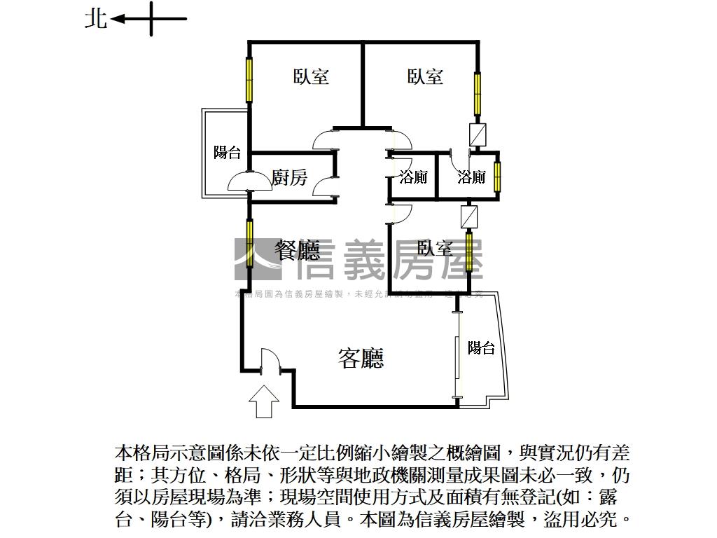 影三大空間景觀三房平車房屋室內格局與周邊環境