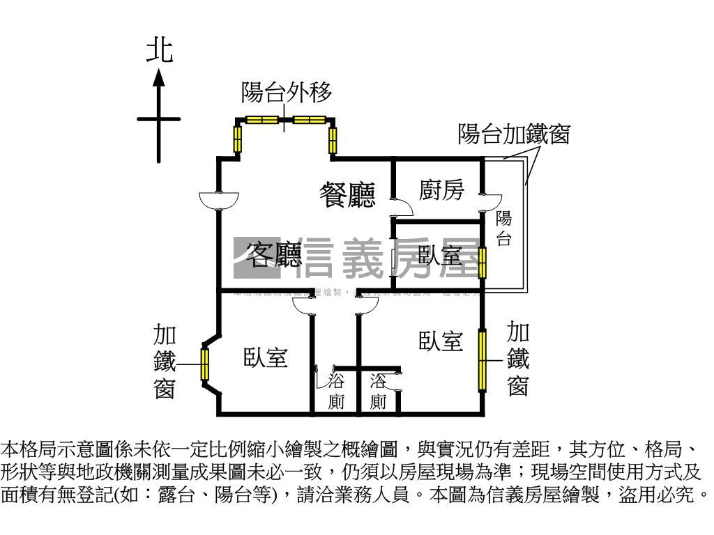 大買家採光三房車位房屋室內格局與周邊環境