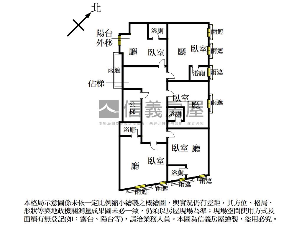 長榮商圈。收租電梯房屋室內格局與周邊環境