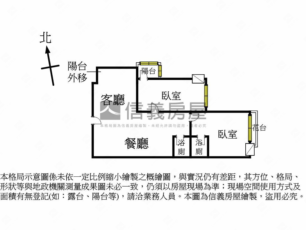 ⭐夯電梯兩房兩衛附車位房屋室內格局與周邊環境