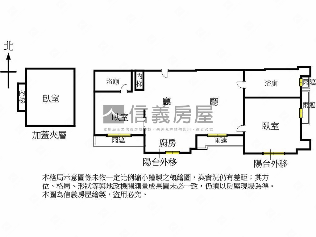 大直ＷＩＮＮ朝南珍藏釋出房屋室內格局與周邊環境