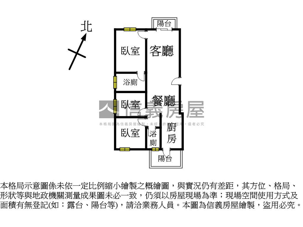 昭揚君硯美麗三房車位房屋室內格局與周邊環境