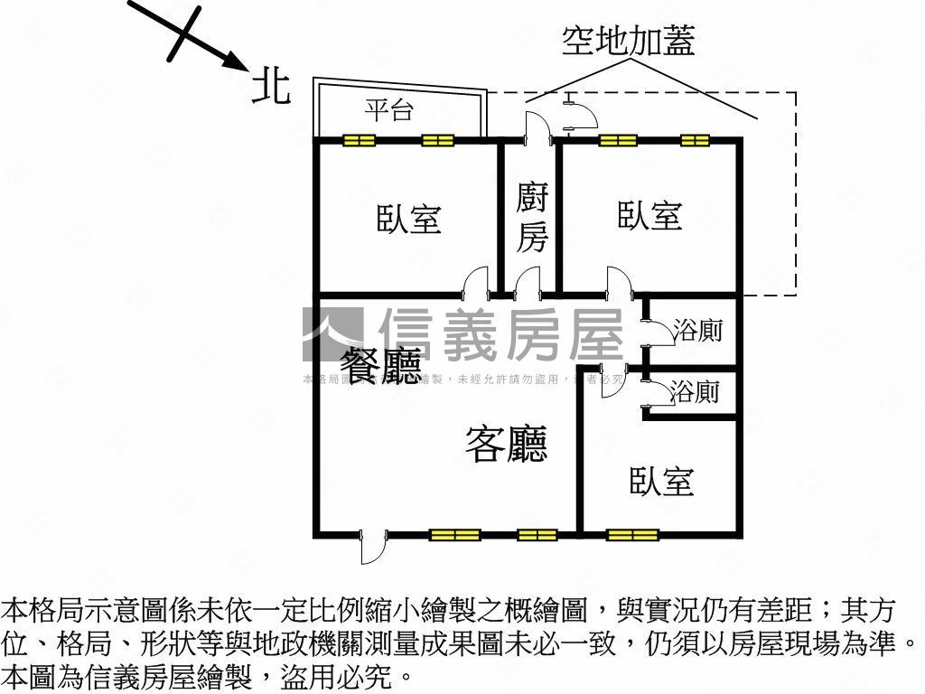 近中興商圈稀有正三房車位房屋室內格局與周邊環境