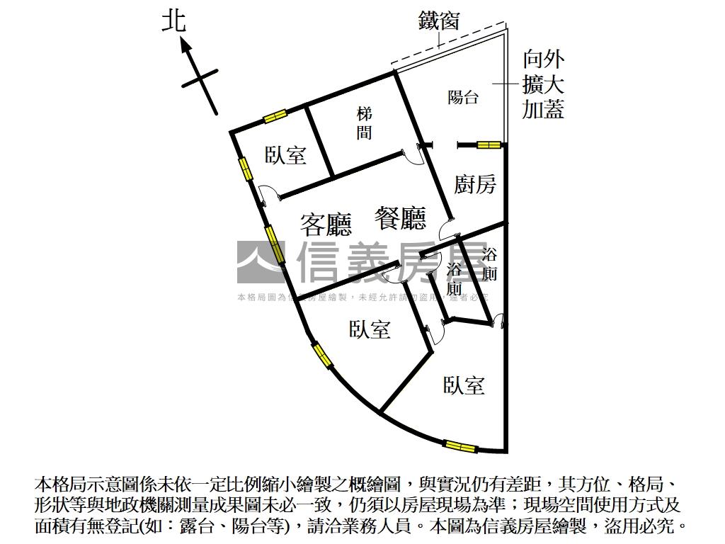 環球旁大空間二樓房屋室內格局與周邊環境