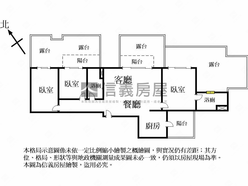 富宇質青三房露台雙平車位房屋室內格局與周邊環境