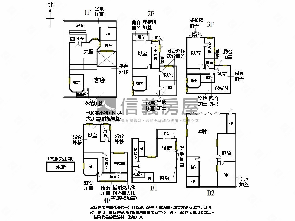 行義路美學莊園房屋室內格局與周邊環境