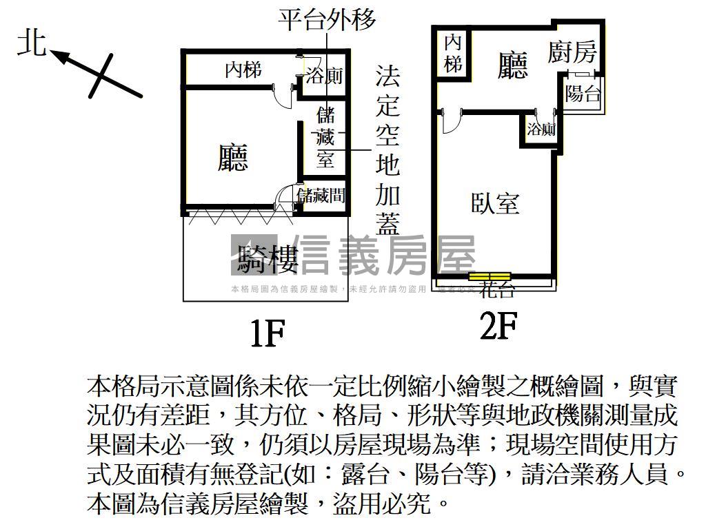 正春日路邊１＋２樓小店面房屋室內格局與周邊環境