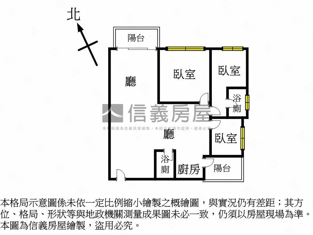 東區夏卡爾三房平車稀有件房屋室內格局與周邊環境