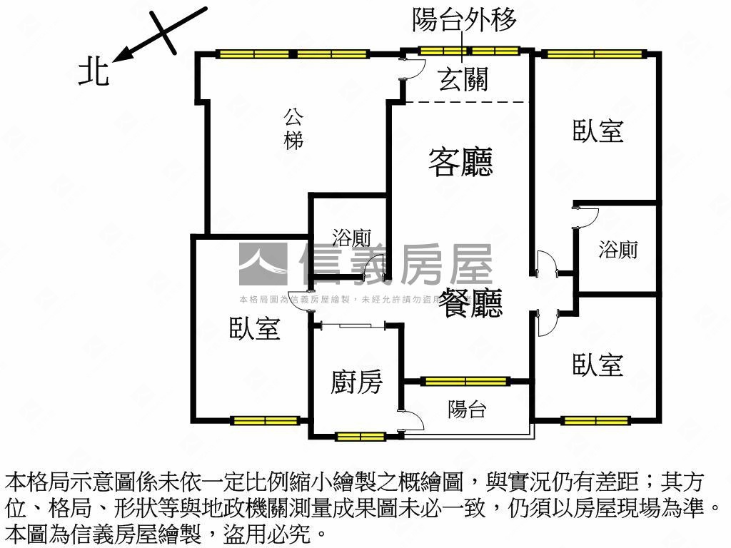 新店智慧園林三房稀有釋出房屋室內格局與周邊環境