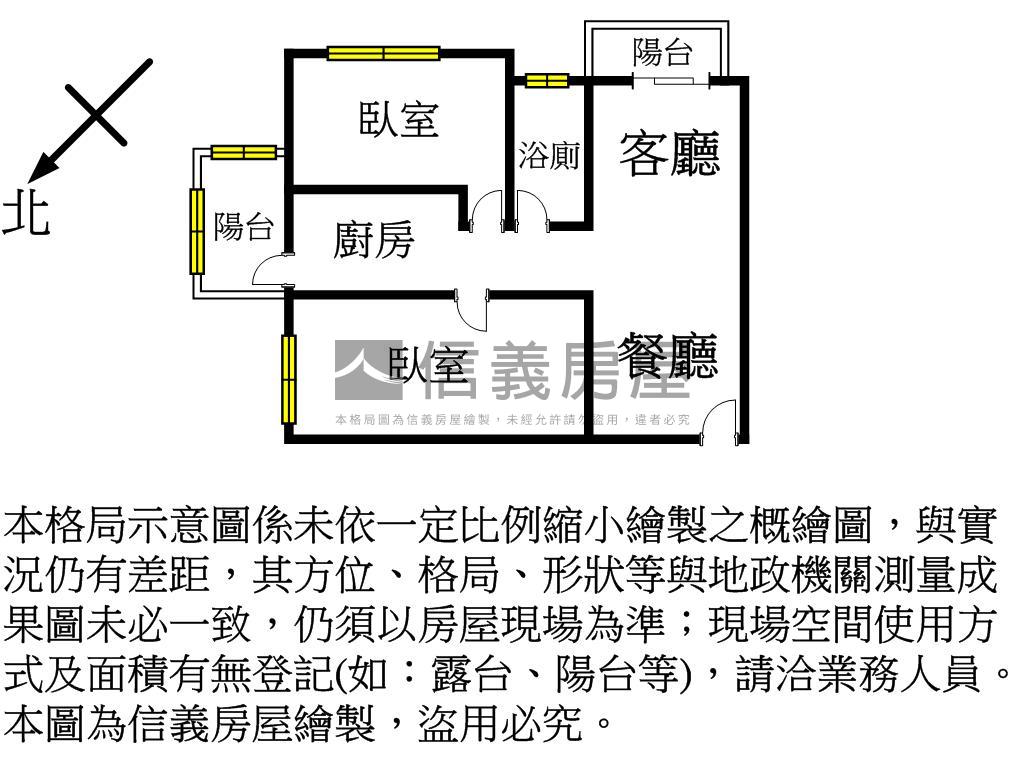 富宇雙陽台，裝潢兩房車位房屋室內格局與周邊環境
