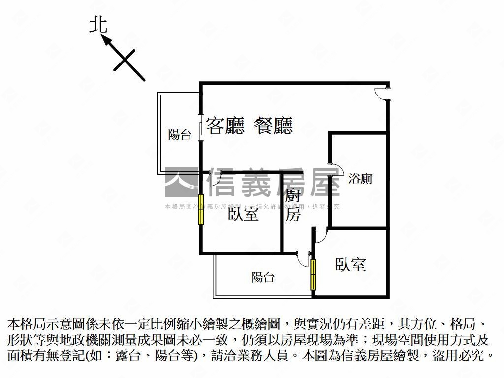 長虹天韻高樓視野美兩房房屋室內格局與周邊環境