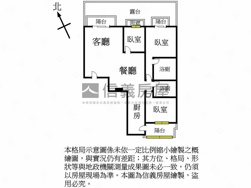 專任高陞Ｉ三房車位房屋室內格局與周邊環境