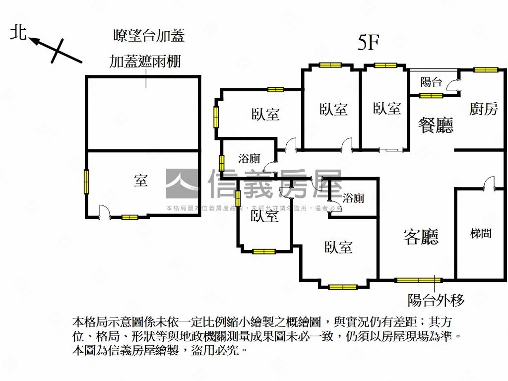 南方庭園一層一戶美妝５房房屋室內格局與周邊環境