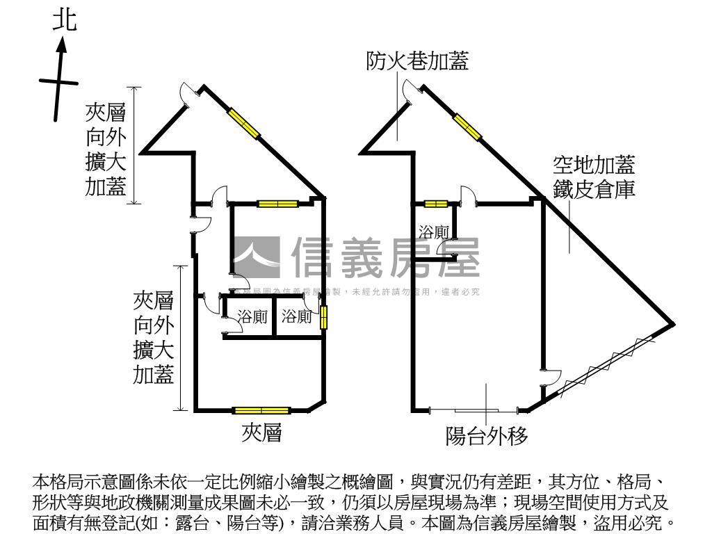 富邑長榮店面一樓房屋室內格局與周邊環境