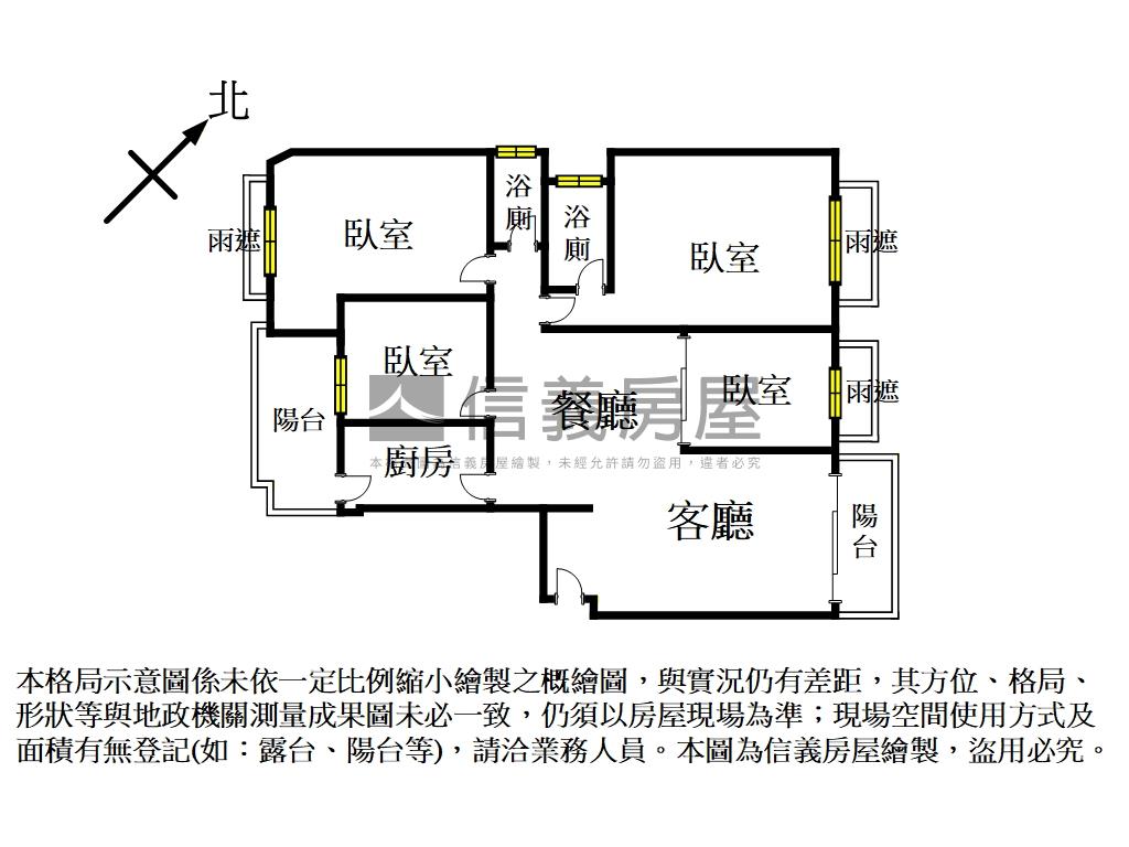 四號公園☆協和紀樂活四房房屋室內格局與周邊環境