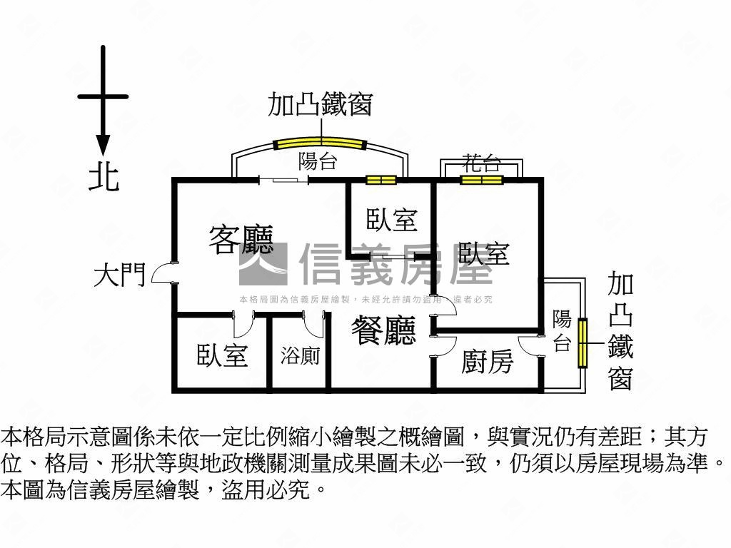 台北愛家３房平面車位房屋室內格局與周邊環境