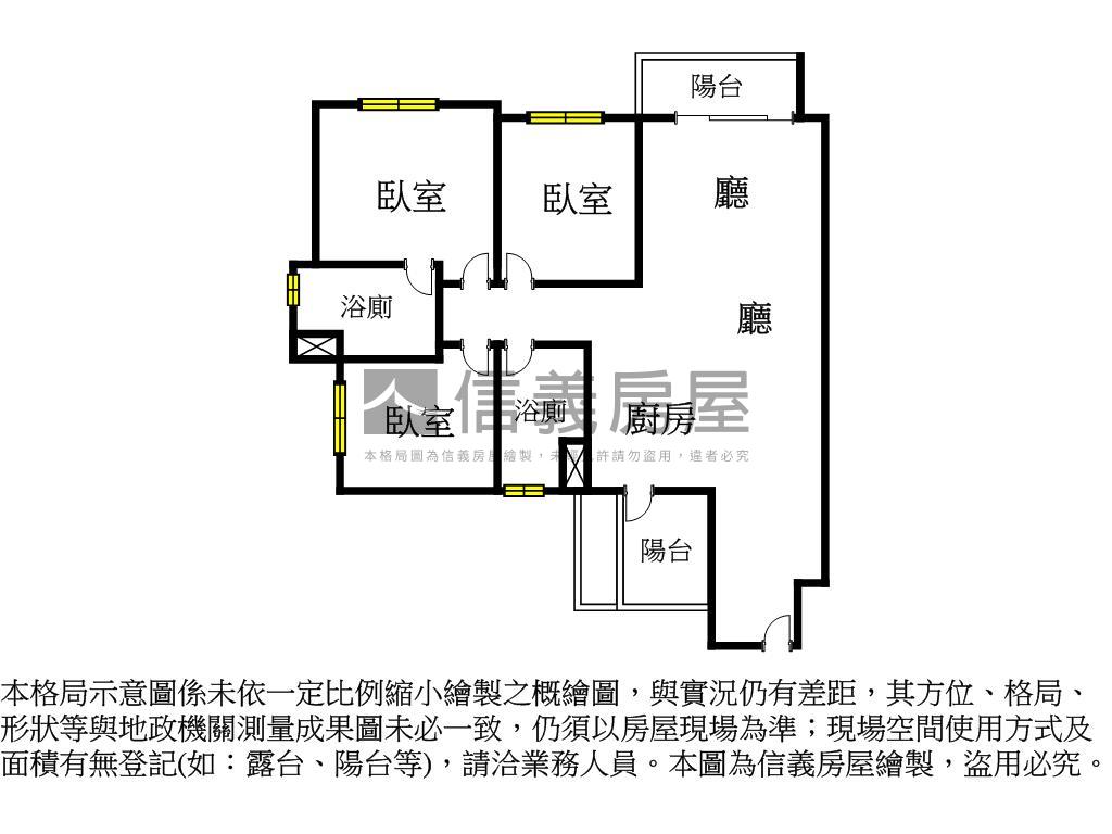 誠售！大城光年三房平車房屋室內格局與周邊環境