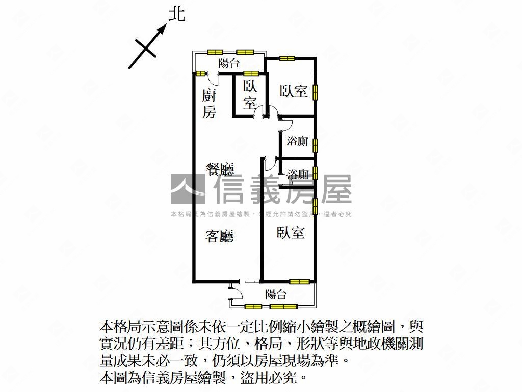 北大路三房公寓房屋室內格局與周邊環境