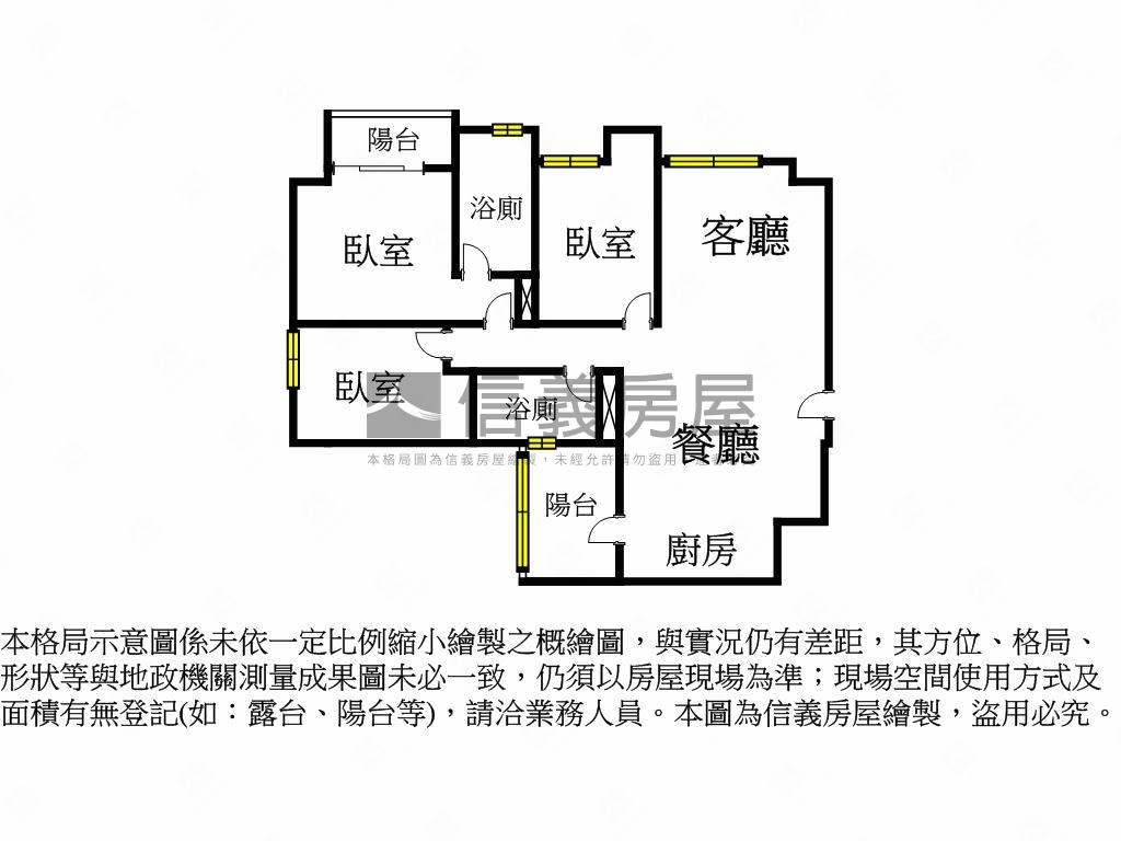 新業京御苑Ａ格局高樓來財房屋室內格局與周邊環境