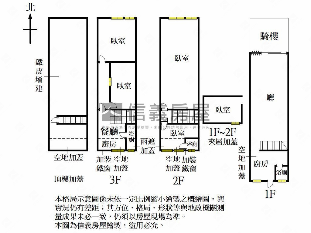 高醫商圈朝北正街騎樓透店房屋室內格局與周邊環境