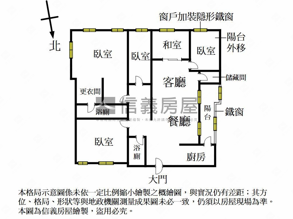 美麗島捷運旁閃耀４房車位房屋室內格局與周邊環境