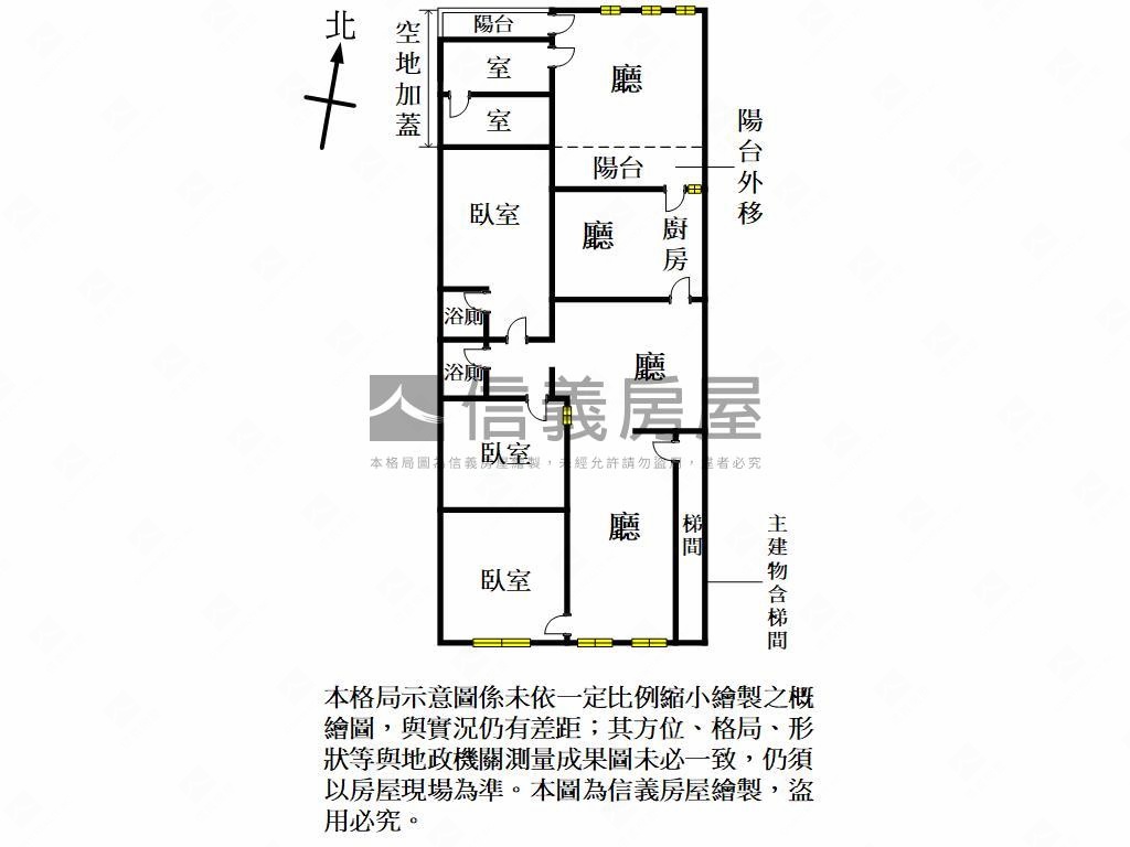 近啟英高中漂亮三房美居房屋室內格局與周邊環境