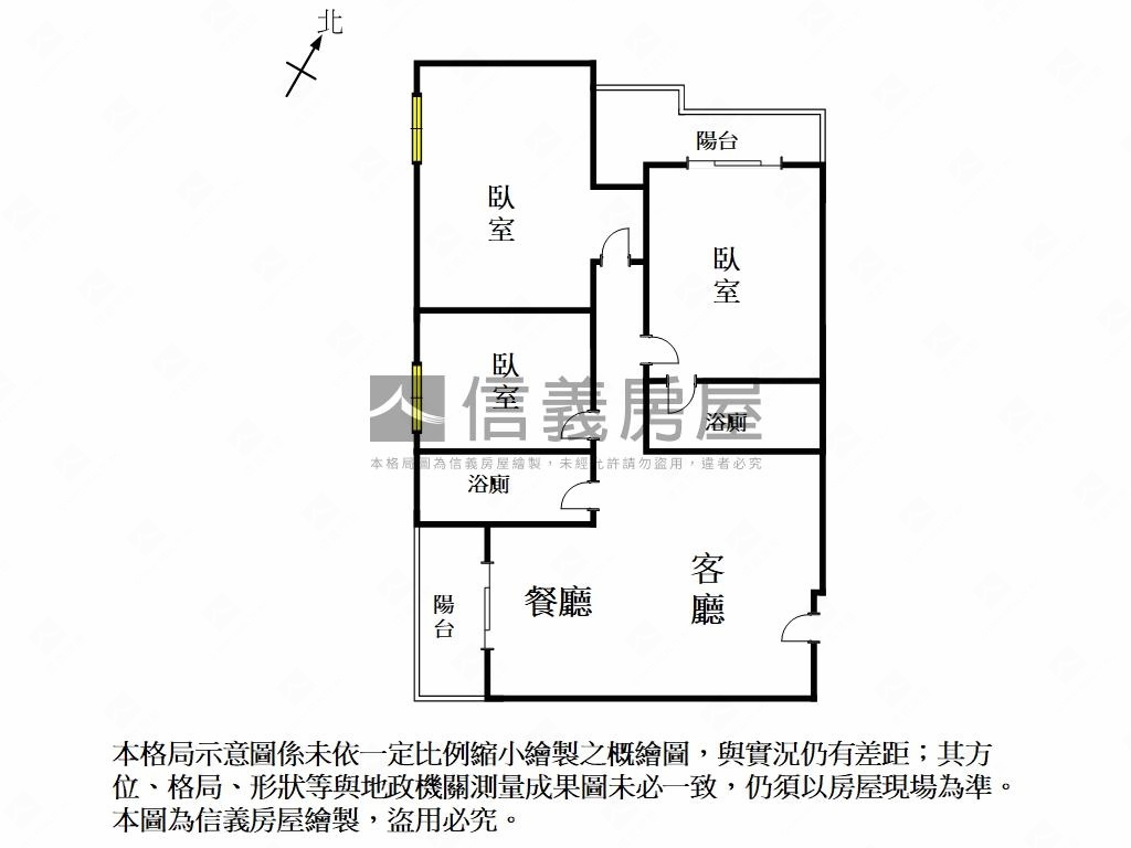 大展鴻圖三房平車房屋室內格局與周邊環境