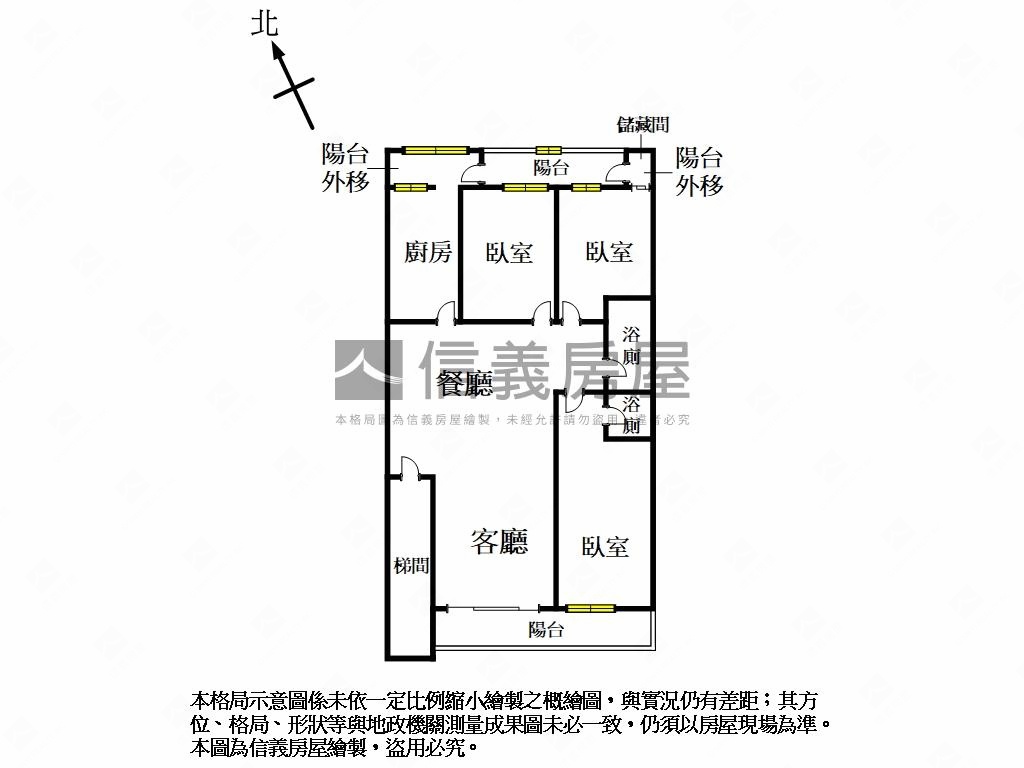 捷運商圈三樓雅寓房屋室內格局與周邊環境